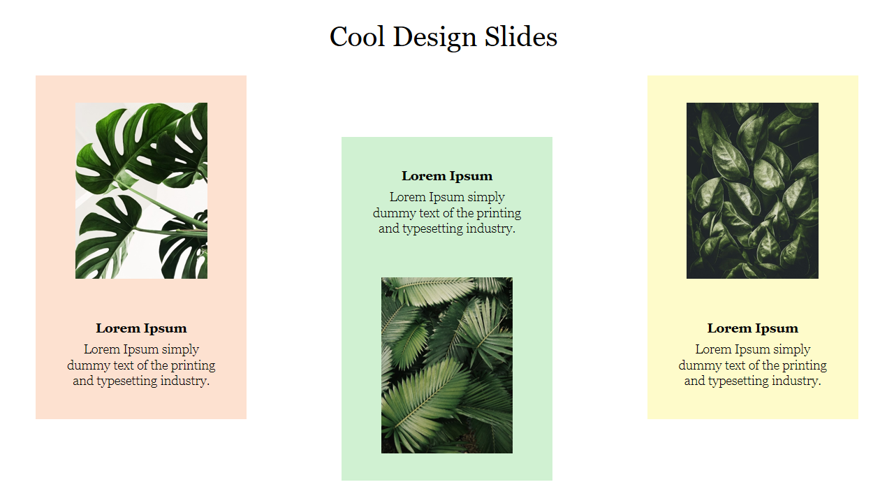 Innovative Cool Design Slides PPT Template Presentation